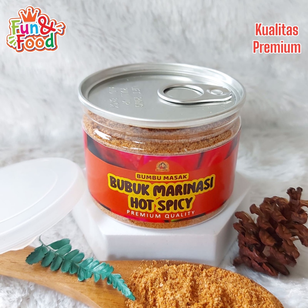 

Can Rempah Bumbu Marinasi Pedes Chicken Marinade Spicy Powder Kualitas Premium