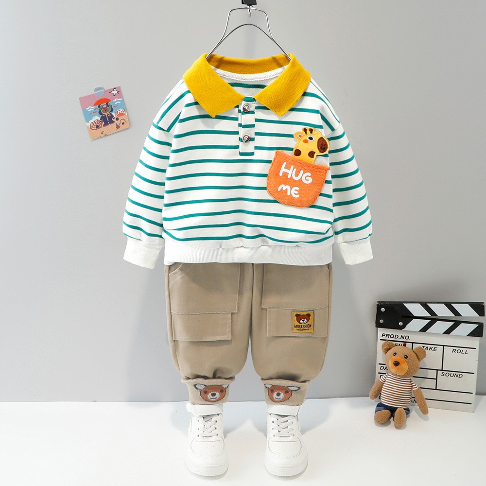 Setelan Anak Laki Laki Import Baju Anak Cowok Set HUGME