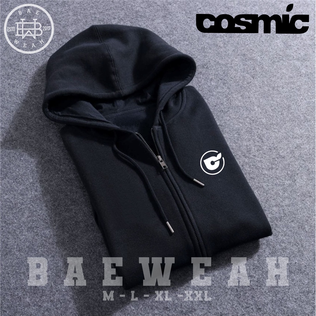 SWEATER HOODIE - Jaket Distro Zipper - Jaket Sweater Hoodie Resleting Pria Cosmic