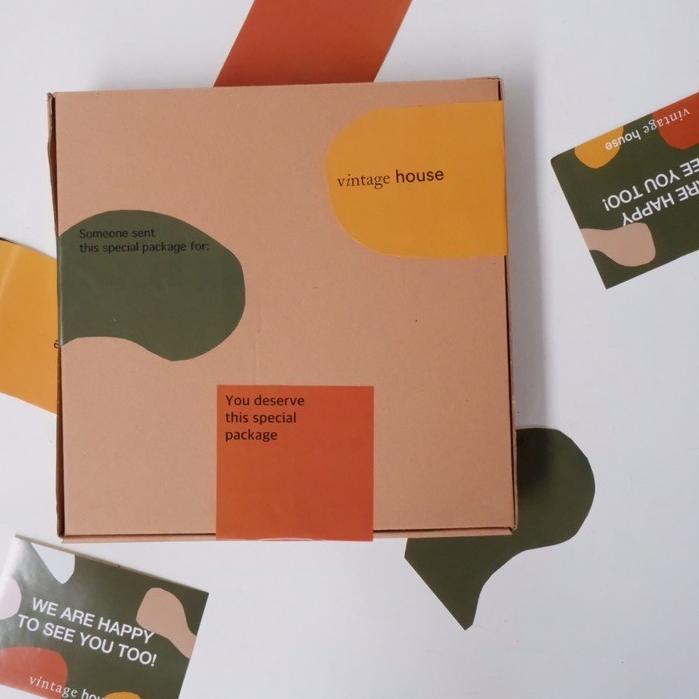 

DISKON BRANDS FESTIVAL Vintage House Gift Box Packaging gas !!