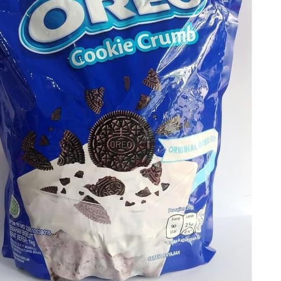 

♙ OREO COOKIE CRUMB ORIGINAL 1 KG / hancur diced remuk kasar MONDELEZ ℮