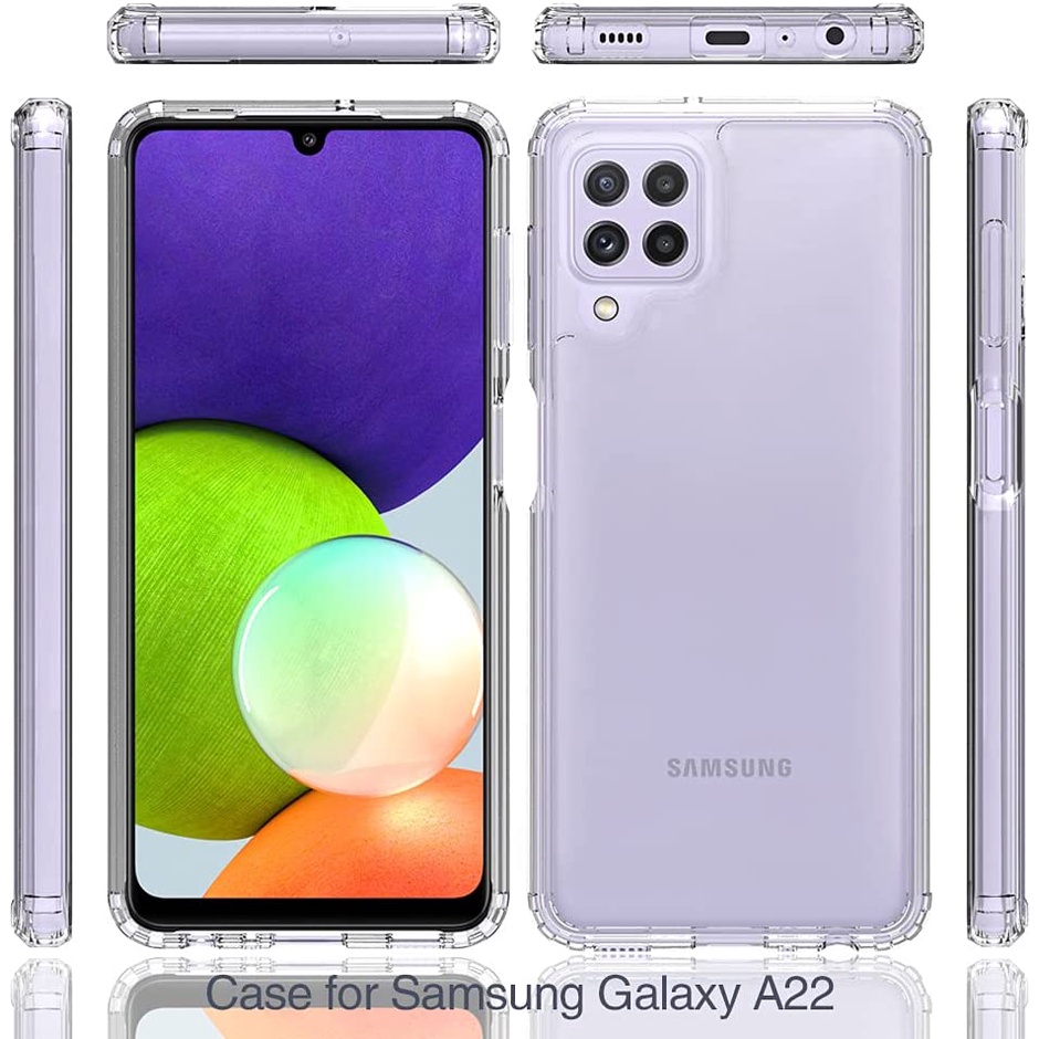 SOFT CASE ANTI BENTURAN / ANTI-SHOCK CASE SAMSUNG A22 4G / M22 4G / M32 4G / F22