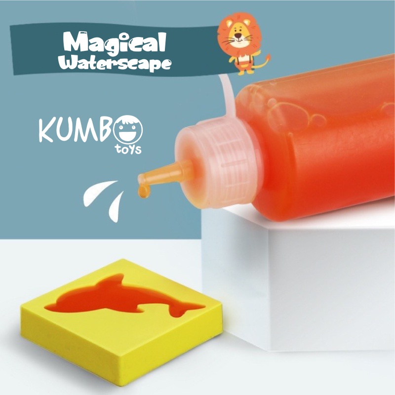 Mainan Edukasi Anak Magical Waterscape Refill Gel dan Serbuk Penggumpal