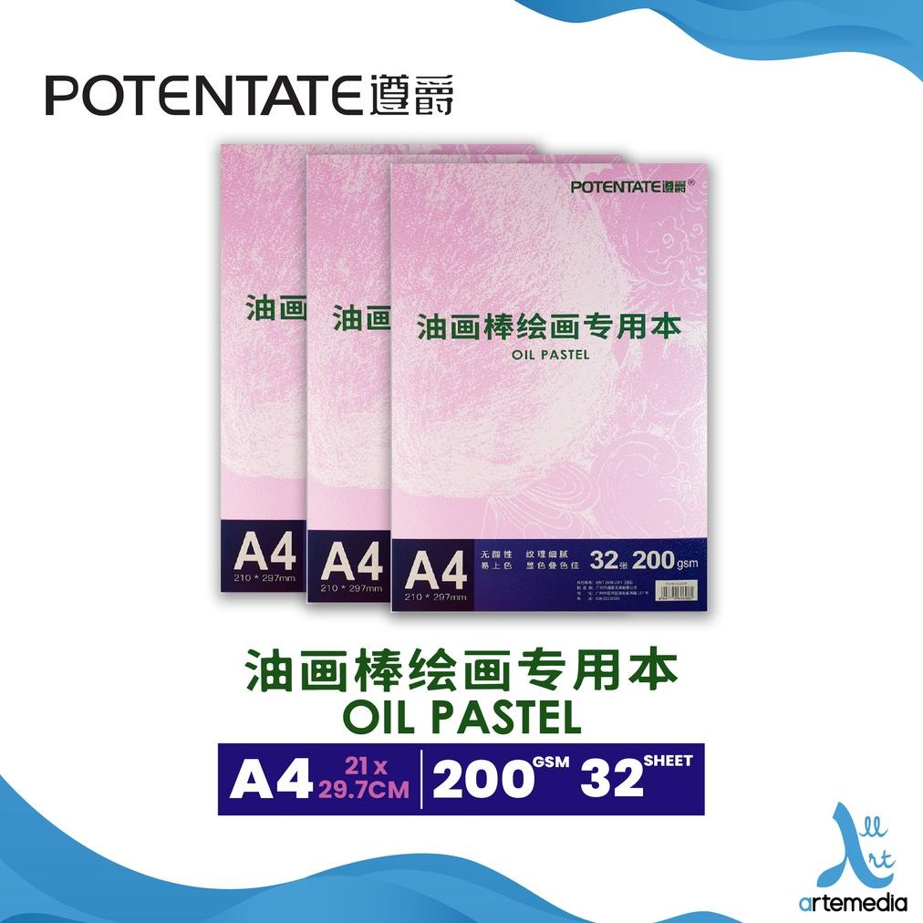 

Kertas Gambar Potentate A4 Oil Pastel Paper Sketch Pad