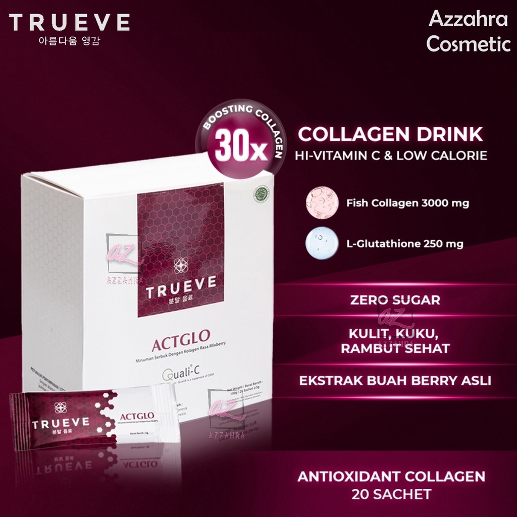 TRUEVE ACTGLO Collagen Drink 1Box