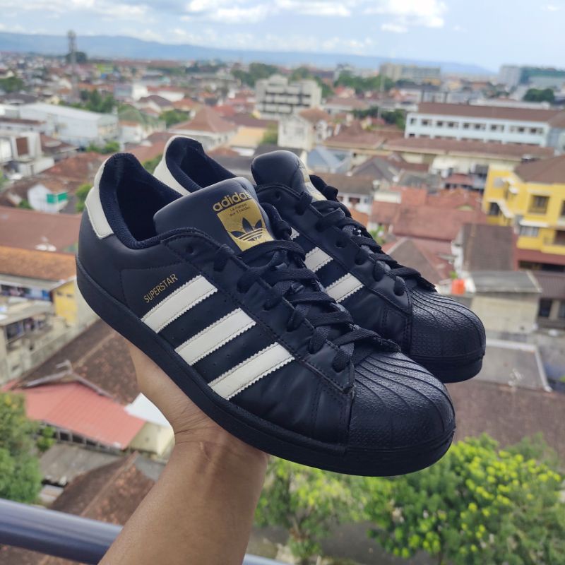 Adidas Superstar Foundution Black White Second
