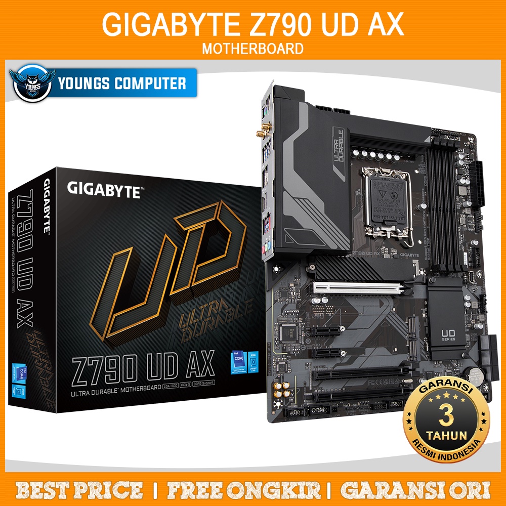 GIGABYTE Z790 UD AX | MOTHERBOARD INTEL LGA1700 DDR5 ATX