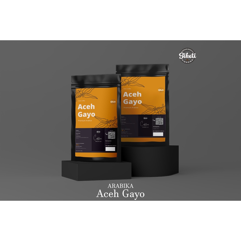 

Arabika ACEH GAYO kopi Single Origin 100% kopi Arabika kopi khas daerah Gayo, Aceh 200gr