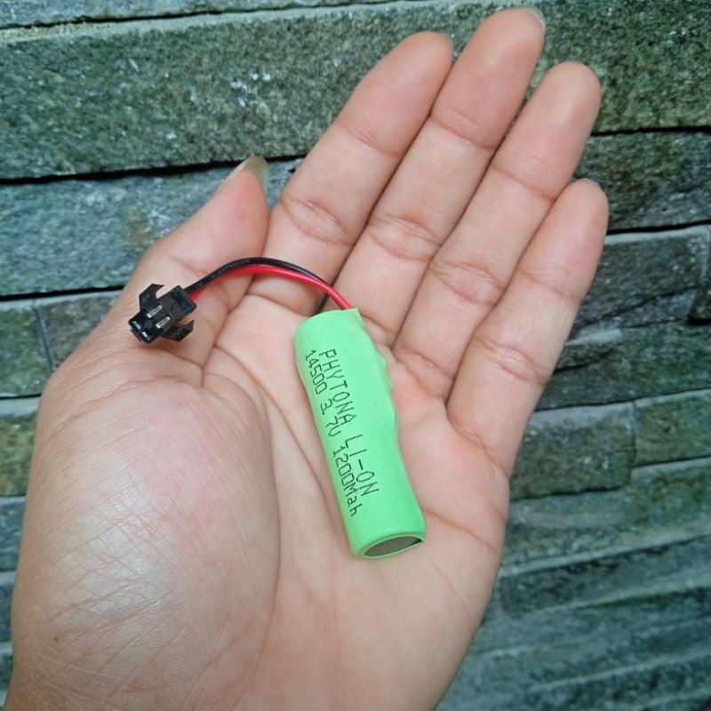 Baterai Cas Soocket Hitam Mobil Remot Phytona 3,7 Volt 1200 Mah