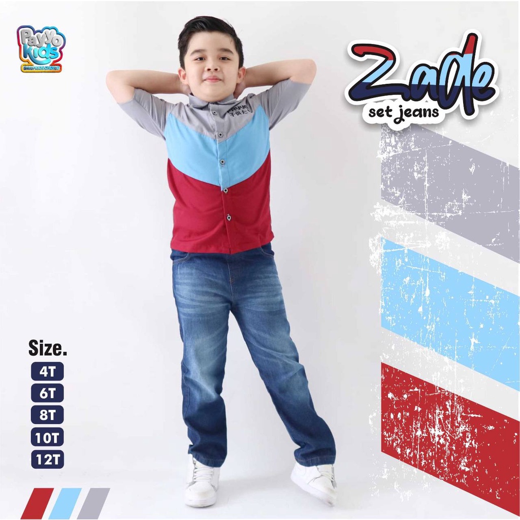 Setelan anak cowok Zade Set jeans by payyo