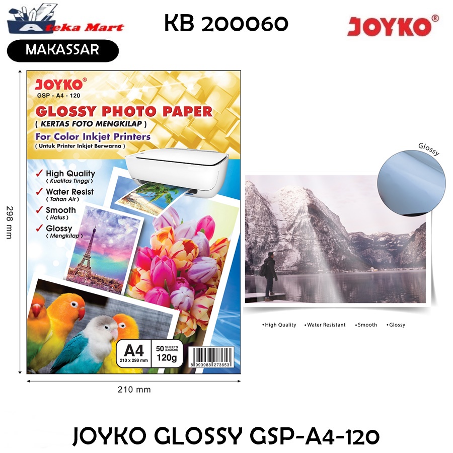 

JOYKO GLOSSY PAPER GSP-A4-120