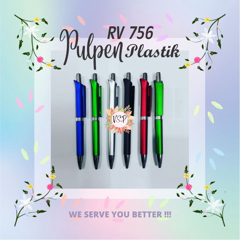 

Pulpen Plastik RV 756 / Souvenir Wedding Seminar kit Murah