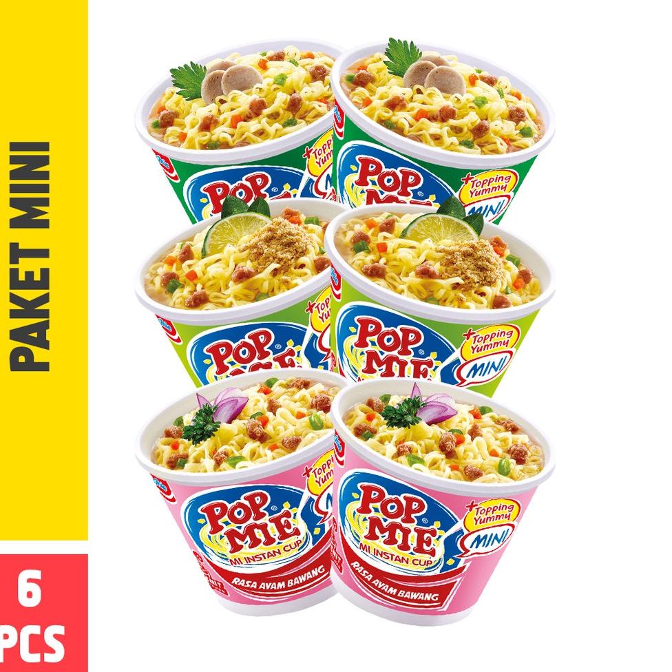 

✨11.11✨ Pop Mie Paket Mini 6pcs 228gr