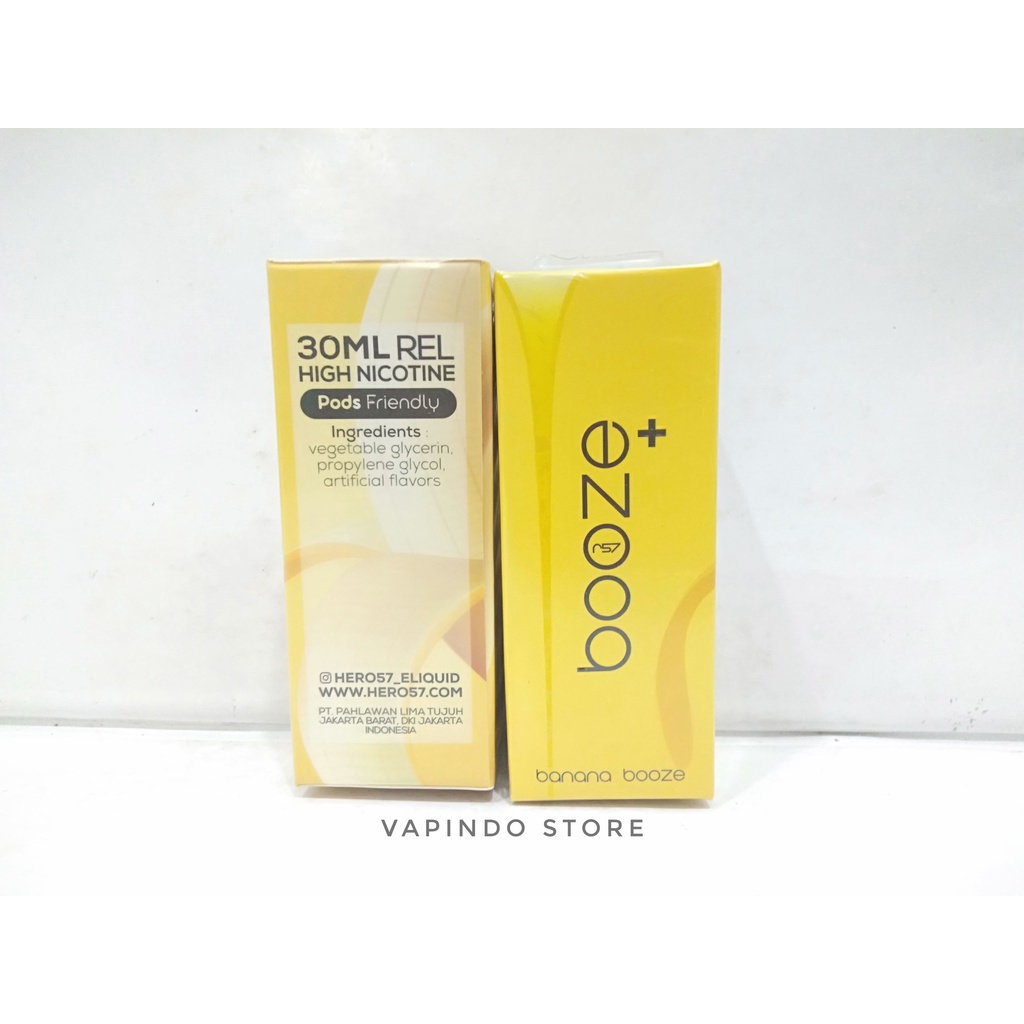 PODS FRIENDLY BOOZE BANANA 30ML BY HERO57 X MILDOS BOOZE+