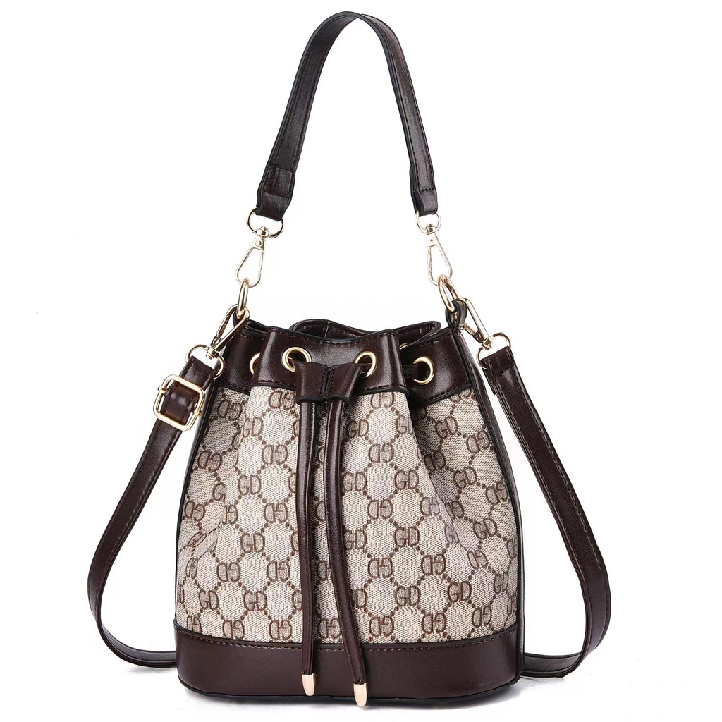 TASHAPPY LT2175 Tas HANDBAG Wanita Tali Serut Motif Kekinian Ada Talpan model korea supplier tas import