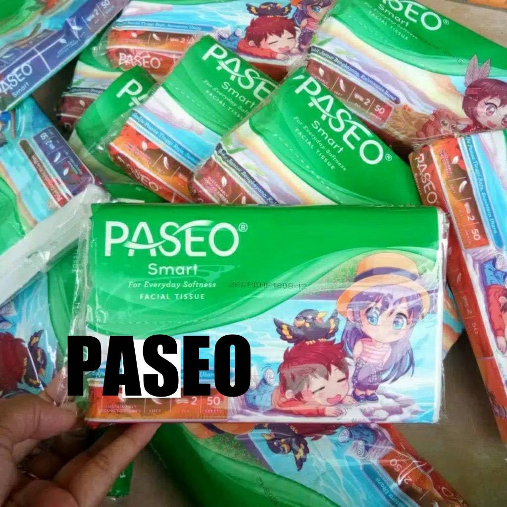 Tissue Paseo Smart Travel 50 Sheets - PASEO TRAVEL PACK