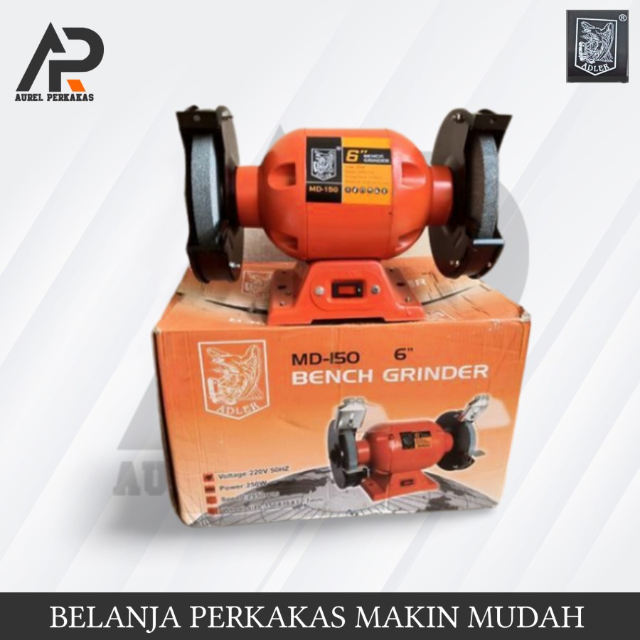 Mesin Gerinda Duduk 6 inch ADLER - Bench Grinder