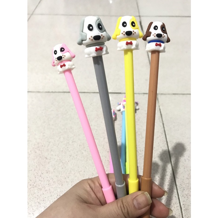 

*#*#*#*#] PEN KARAKTER MURAH ANJING CUTE DOG / PEN GEL LUCU / PEN MURAH