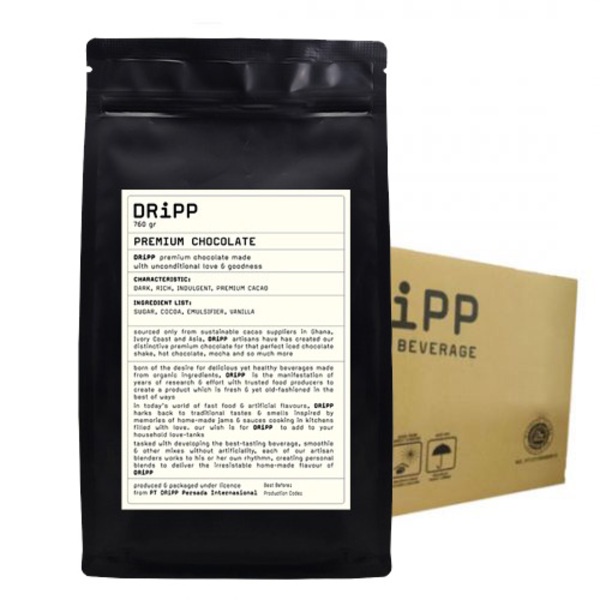 

DRiPP Premium Chocolate Powder (Bubuk Cokelat) - Carton