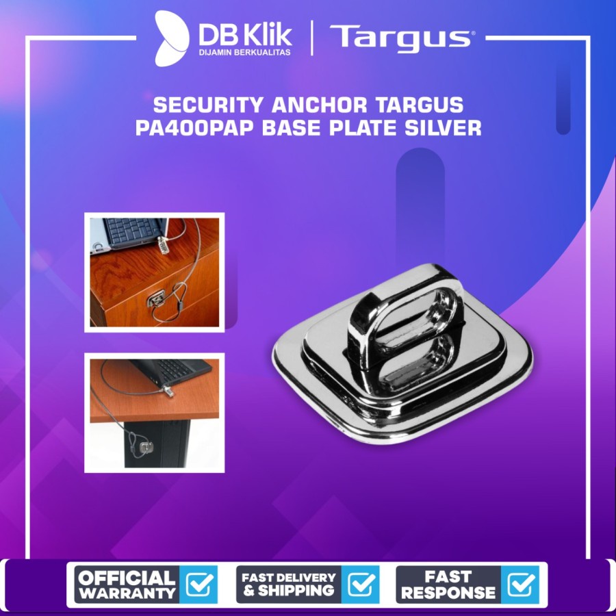 Security Anchor Targus PA400PAP Base Plate Silver - Targus PA400P