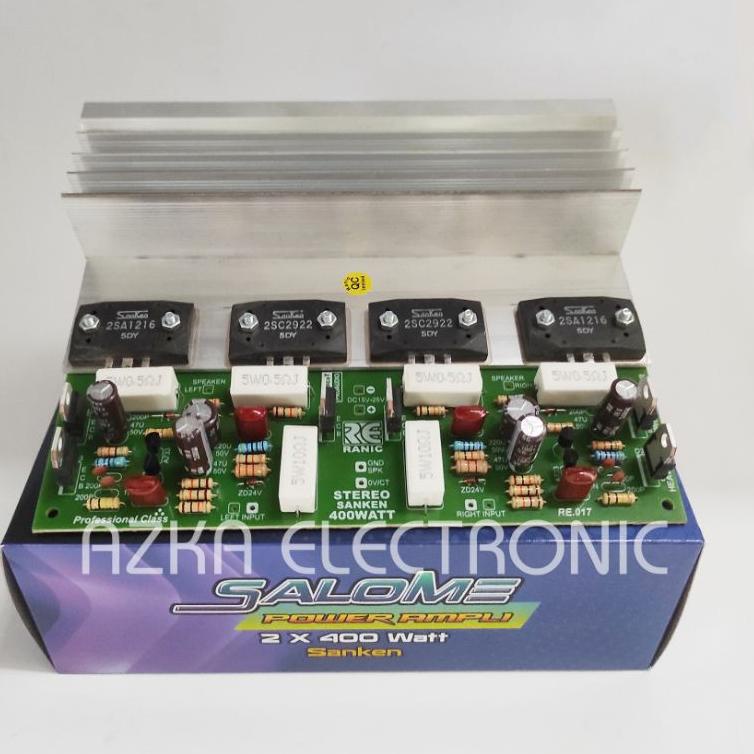 ☈ Kit Power Amplifier Sanken Stereo W ✺