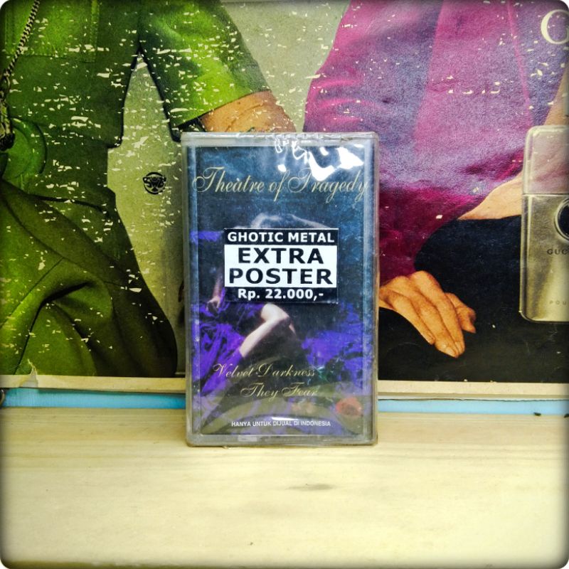 Kaset Pita Theatre Of Tragedy / Velvet  Darkness They Fear (new segel)