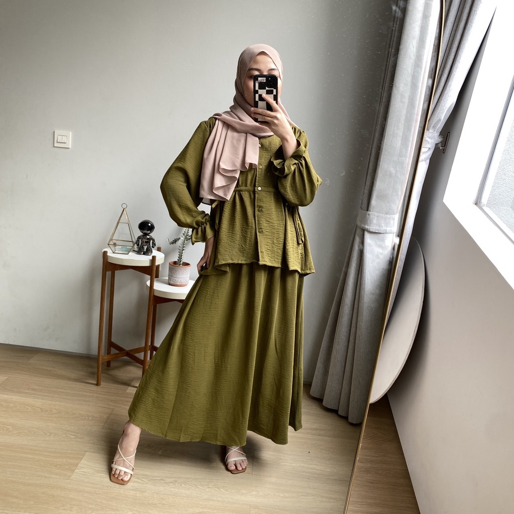 Oclo | Yelola Set crincle polos basic casual