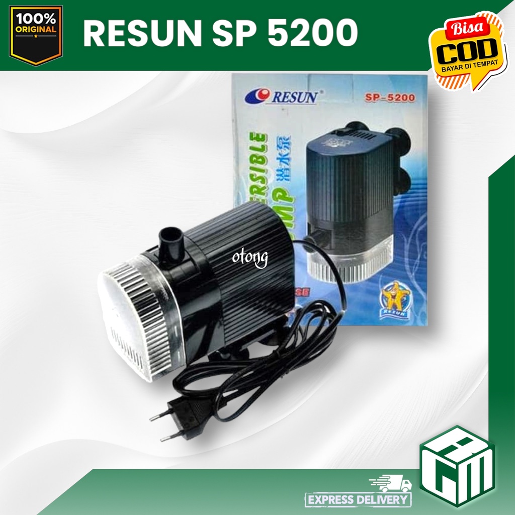 RESUN SP 5200 SP5200 power head mesin pompa celup aquarium kolam ikan