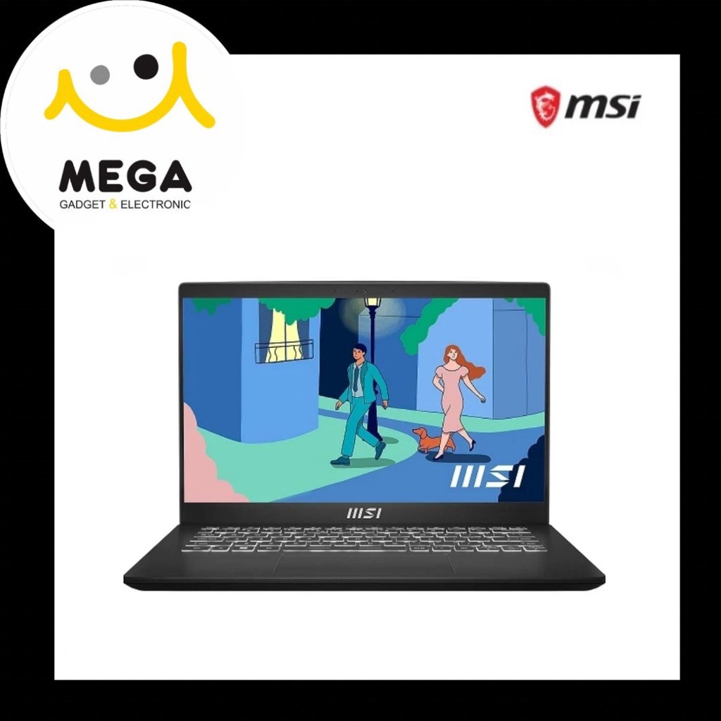 Laptop Msi Modern 14 C12M 060ID 8GB + 512GB SSD Garansi Resmi Msi Indonesia