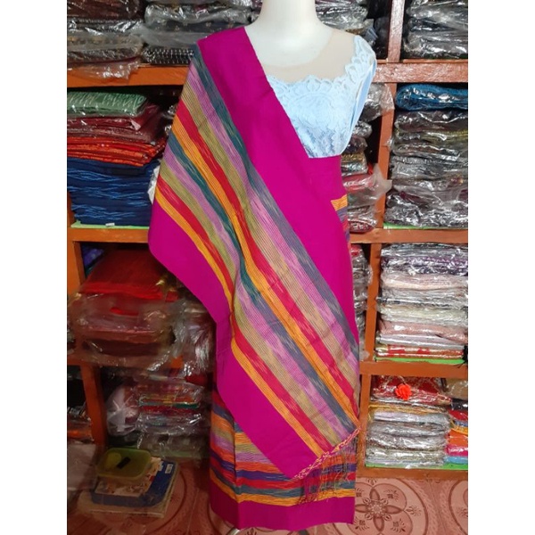 Original Tenun harungguan mandar tarutung pakaian adat batak songket batak stelan sarung selendang