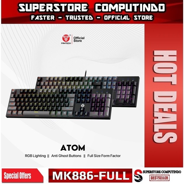 Fantech ATOM MK886 RGB Gaming Mechanical Keyboard Full Size