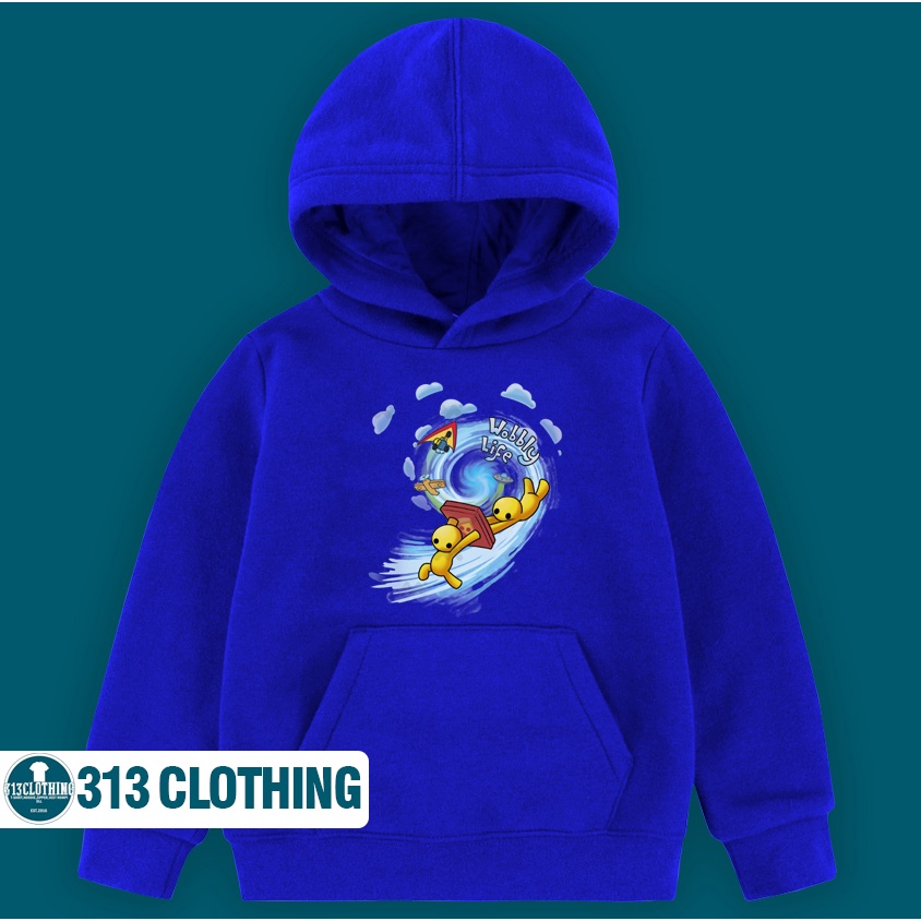 Jaket Hoodie Anak Wobbly Life Sweater Anak Wobbly Life Logo