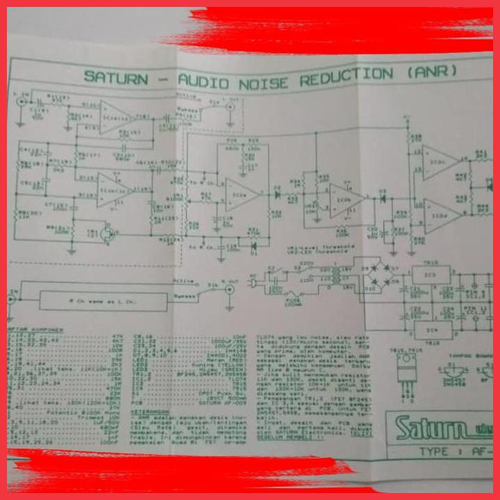 (SATU) PCB AUDIO NOISE REDUCTION ANR AF-009