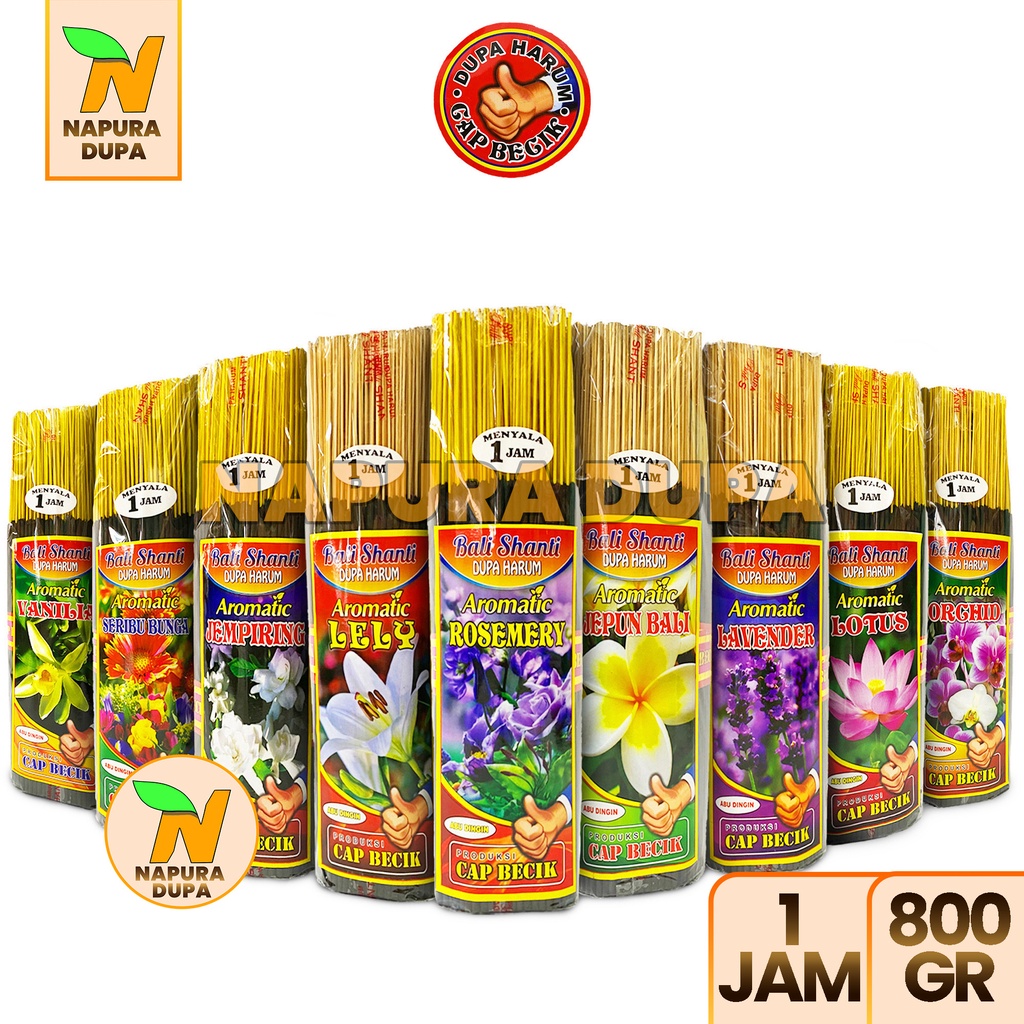 Dupa harum Cap Becik 1 jam 28cm 800gr Bali Shanti hio bulat