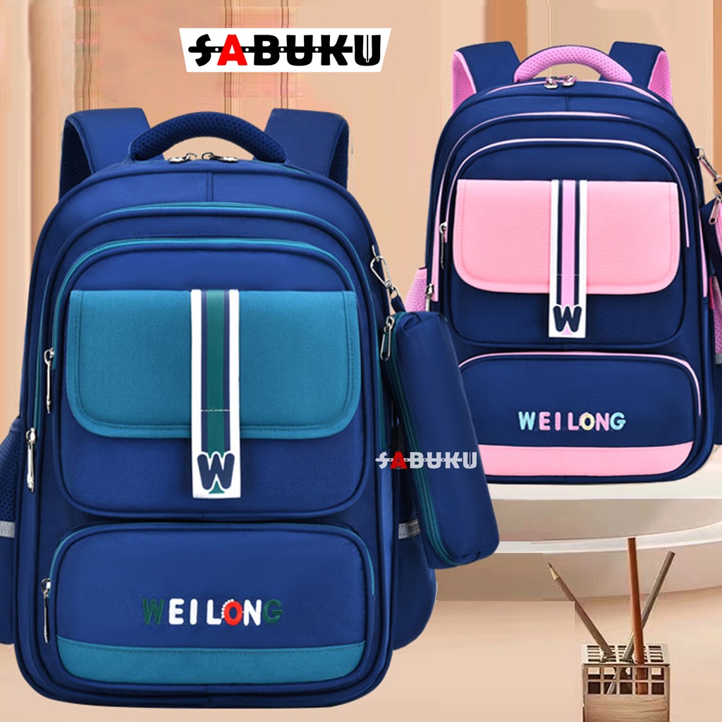 Tas Sekolah Anak Laki Laki Dan Perempuan Sekolah SD SMP SMA BackPack Kapasita Besar Laptop Unisex Tas Punggung Anak Remaja - 289