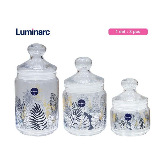 Toples Lebaran LUMINARC / Luminarc Canister PALM SPRING SET
