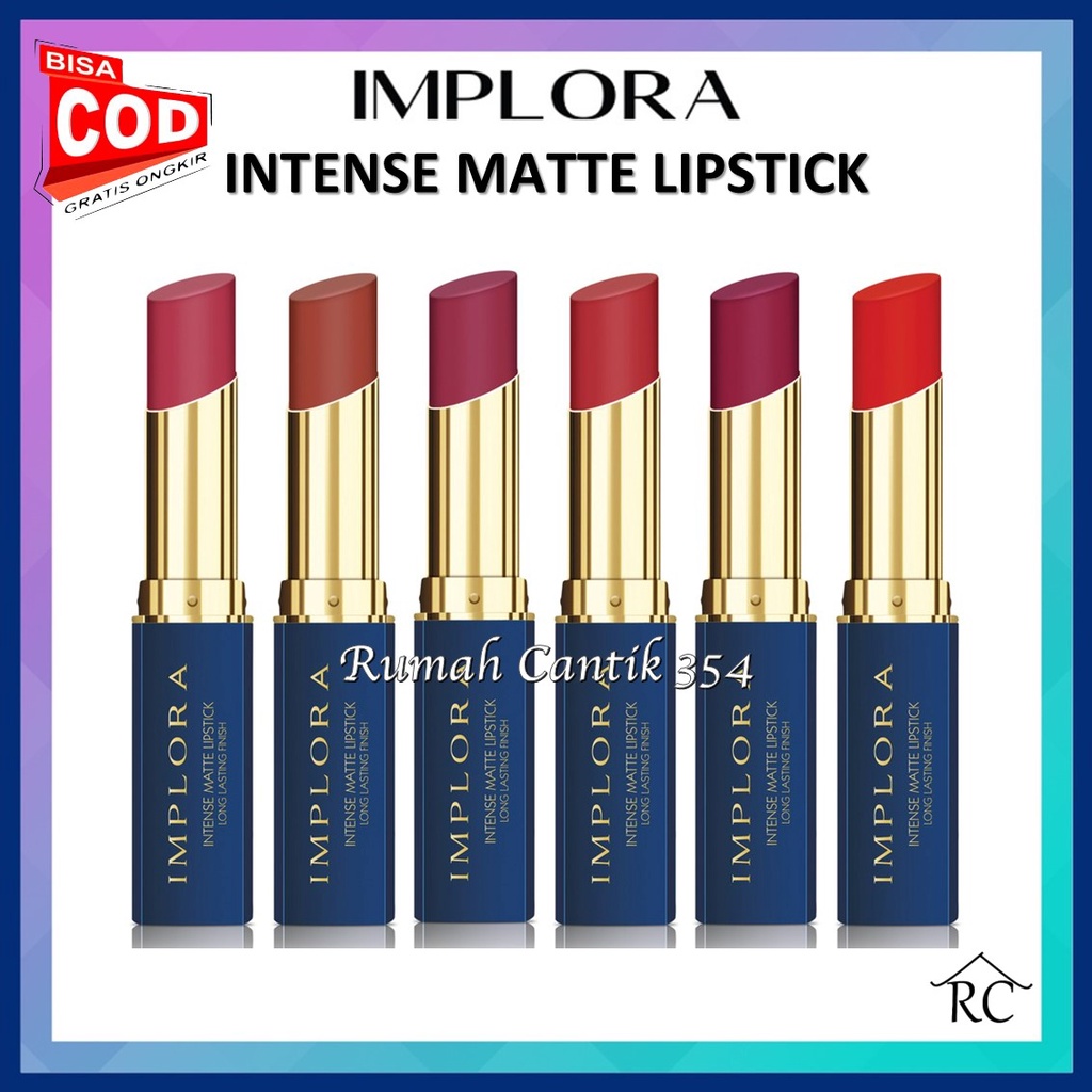 Implora Lipstick Intense Matte Rumah Cantik 354 Lipstick Cantik Yang Membuat Hasil Makeup Bibir Lebih Matte