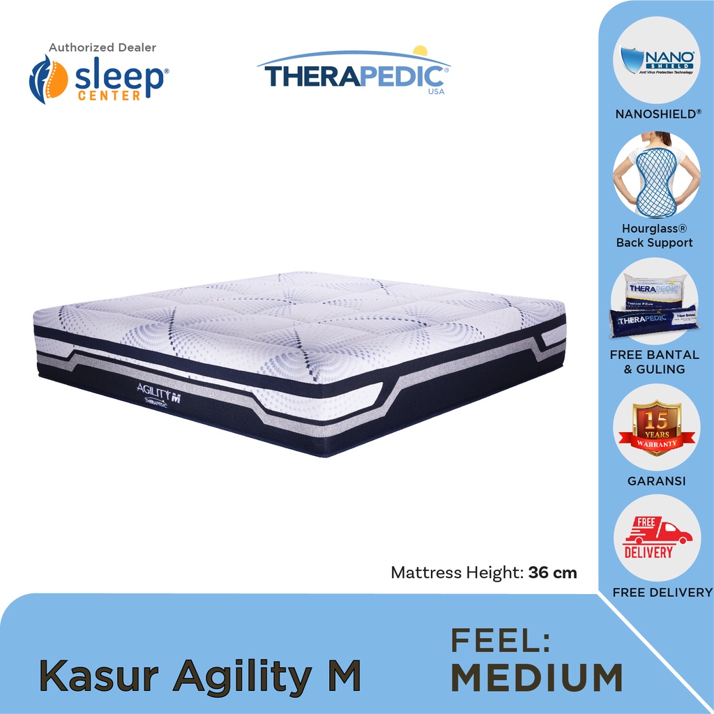 SC THERAPEDIC Kasur Springbed Agility M (Mattress Only)