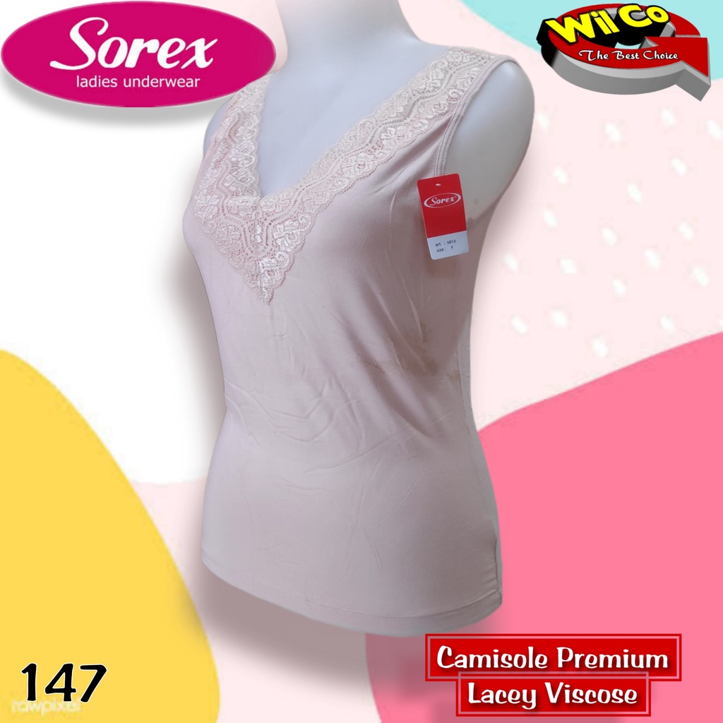 K147 - TANKTOP/KAMISOL ATASAN PAKAIAN DALAM WANITA SOREX FREE SIZE TALI LEBAR