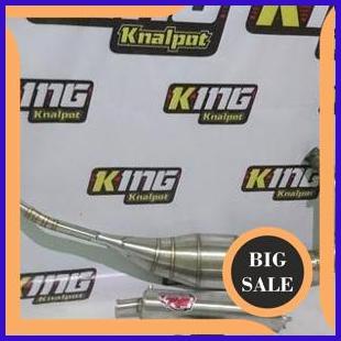Knalpot Racing Ninja 2 tak R9 stainless Leher L Big Volume ninja RR R SS Knalpot Ninja 2 Tak 1M4R23