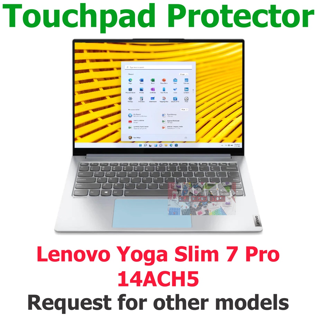 Touchpad Trackpad Protector Lenovo Yoga Slim 7 Pro 14ACH5 14ACH05