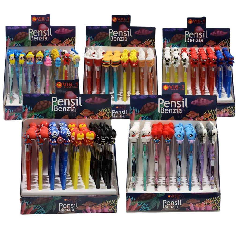 

Pensil Lantu Bensia Cabut Susun Sambung Karakter
