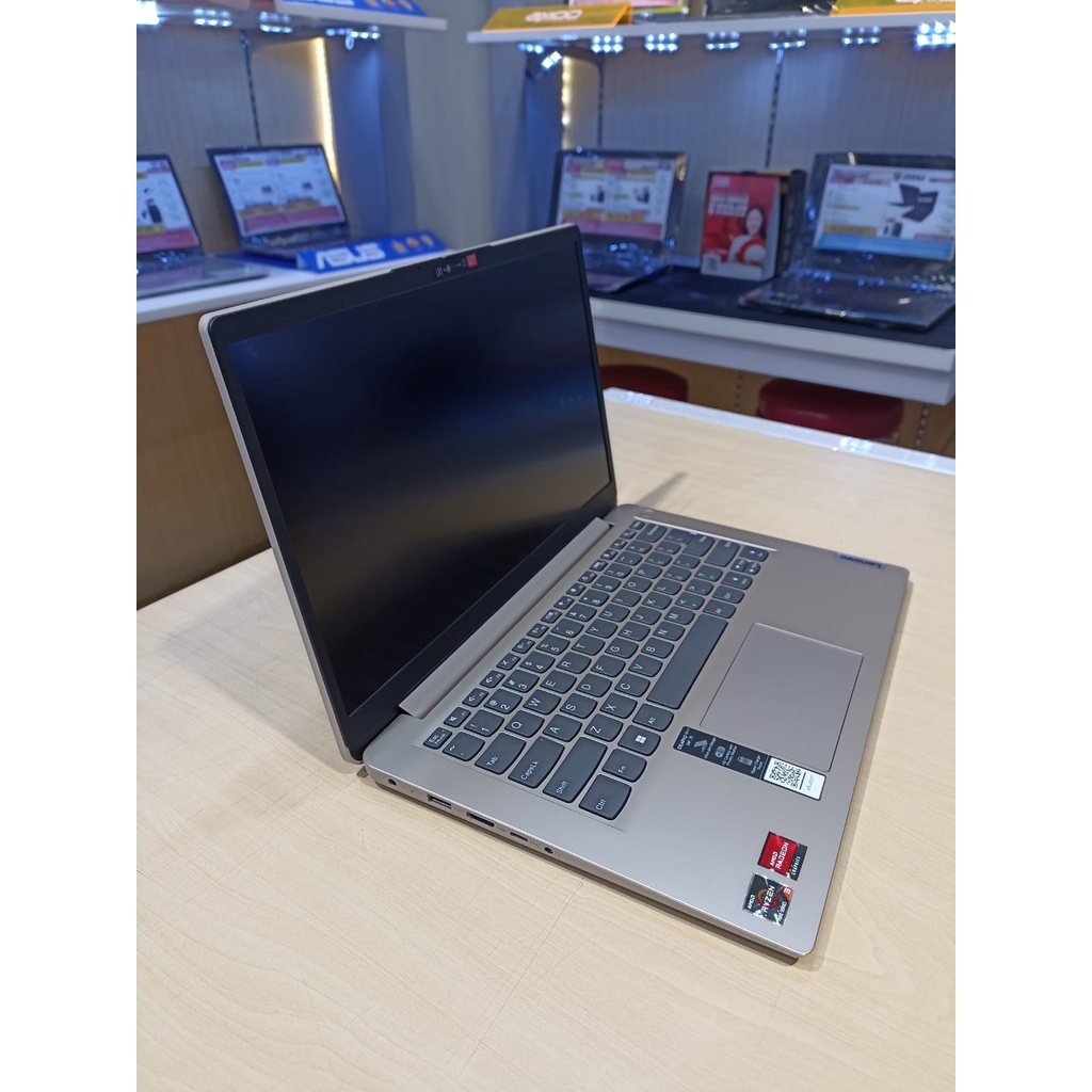 LAPTOP BARU LENOVO IDEAPAD SLIM 1 AMD Ryzen 3 7320U 8GB 512GB SSD FHD WINDOWS 11 FREE OHS SAND