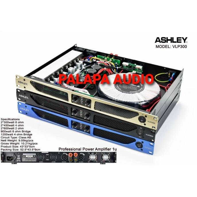 Power Amplifier Ashley Vlp-300
