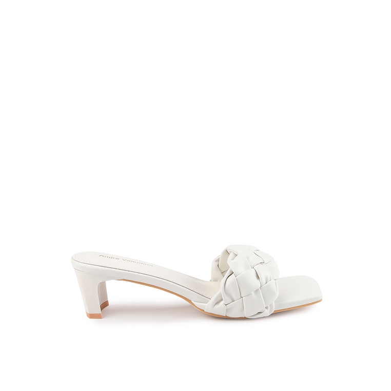 Sepatu Heels Andre Valentino Original detail braided upper untuk kesan feminin Pernikahan Viral Ori 