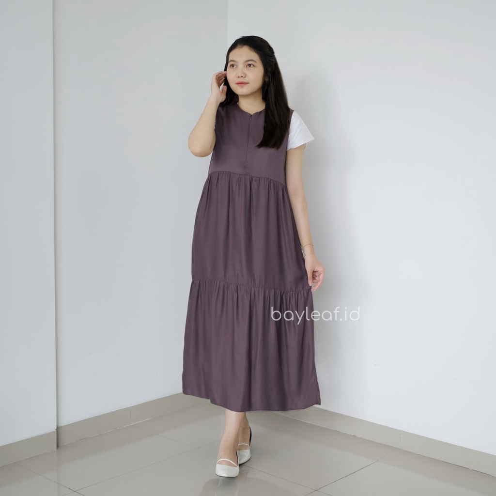 Bayleaf.id Greta Dress Tanpa Lengan - Panjang Baju 120cm