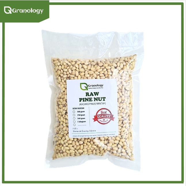 Kacang Pinus Mentah / Raw Pine Nut (500gram) by Granology