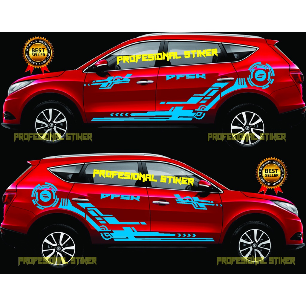 Stiker Mobil DFSK Glory Cutting Sticker DFSK Glory Terbaru