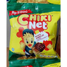 

Chiki Net 18gram 1 renceng isi 10 eceran 2000