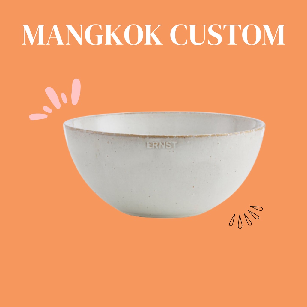 Custom Mangkok/Souvenir Mangkok Keramik Sablon/Souvenir pernikahan